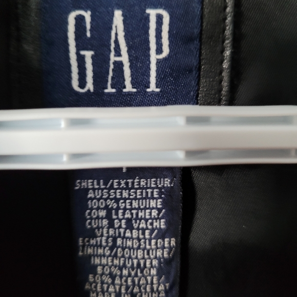 Genuine leather GAP jacket small - Picture 3 of 3